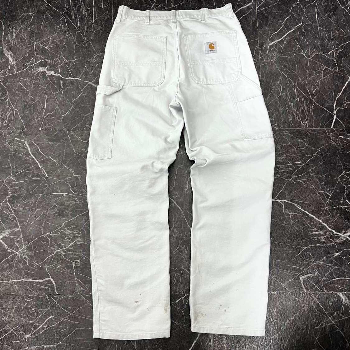 칼하트 WIP 캔버스 더블니 워크 팬츠 상품이미지5