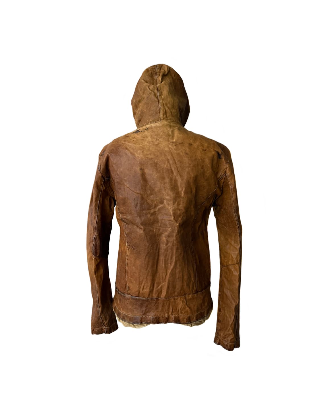 Giorgio Brato leather hooded jacket 상품이미지1