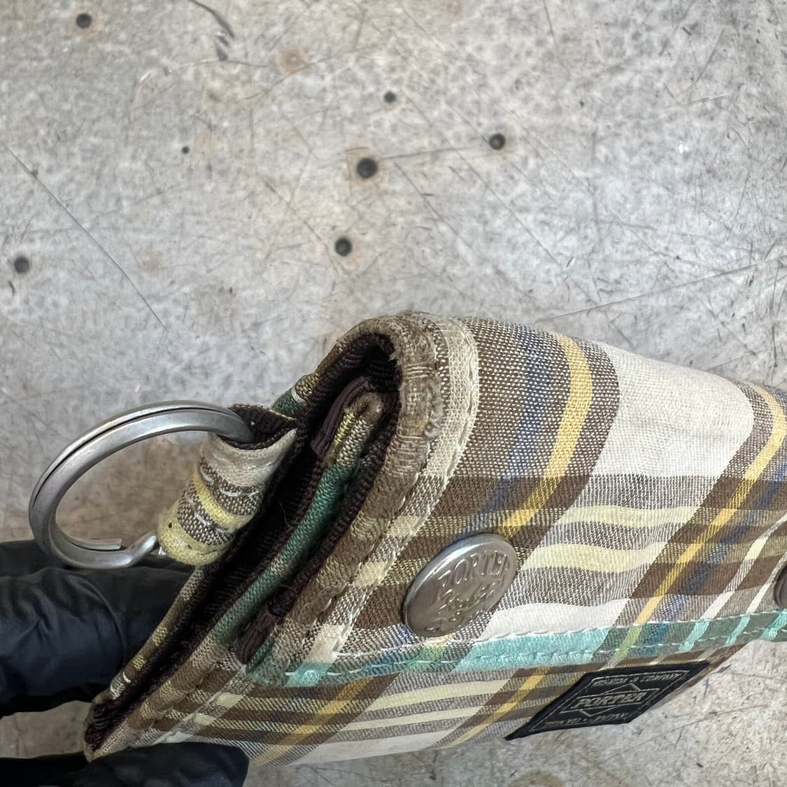 Porter x ESSENTIAL DESIGNS 체크 지갑 상품이미지3