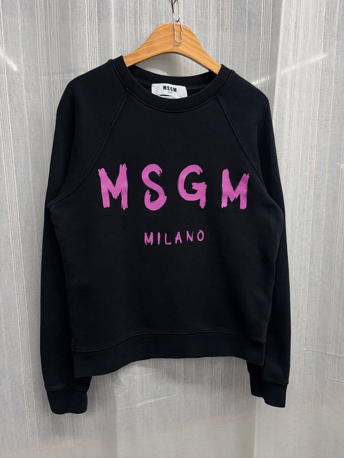 MSGM 밀라노 로고 맨투맨 MSGM Milano Logo Sweats 상품이미지1