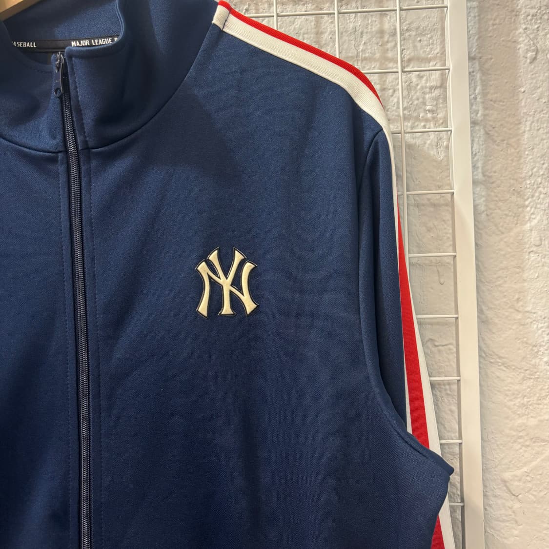 MLB 뉴욕 양키스 사이드라인 디테일 트랙탑 져지 XL 상품이미지5