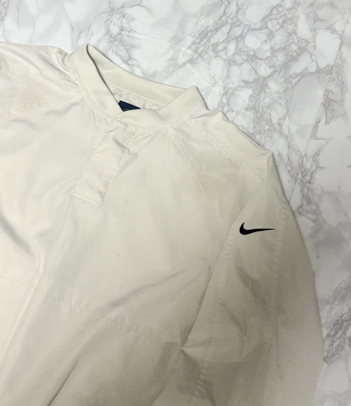 나이키x골프 베이지 바람막이 웜업 맨투맨 상품이미지3