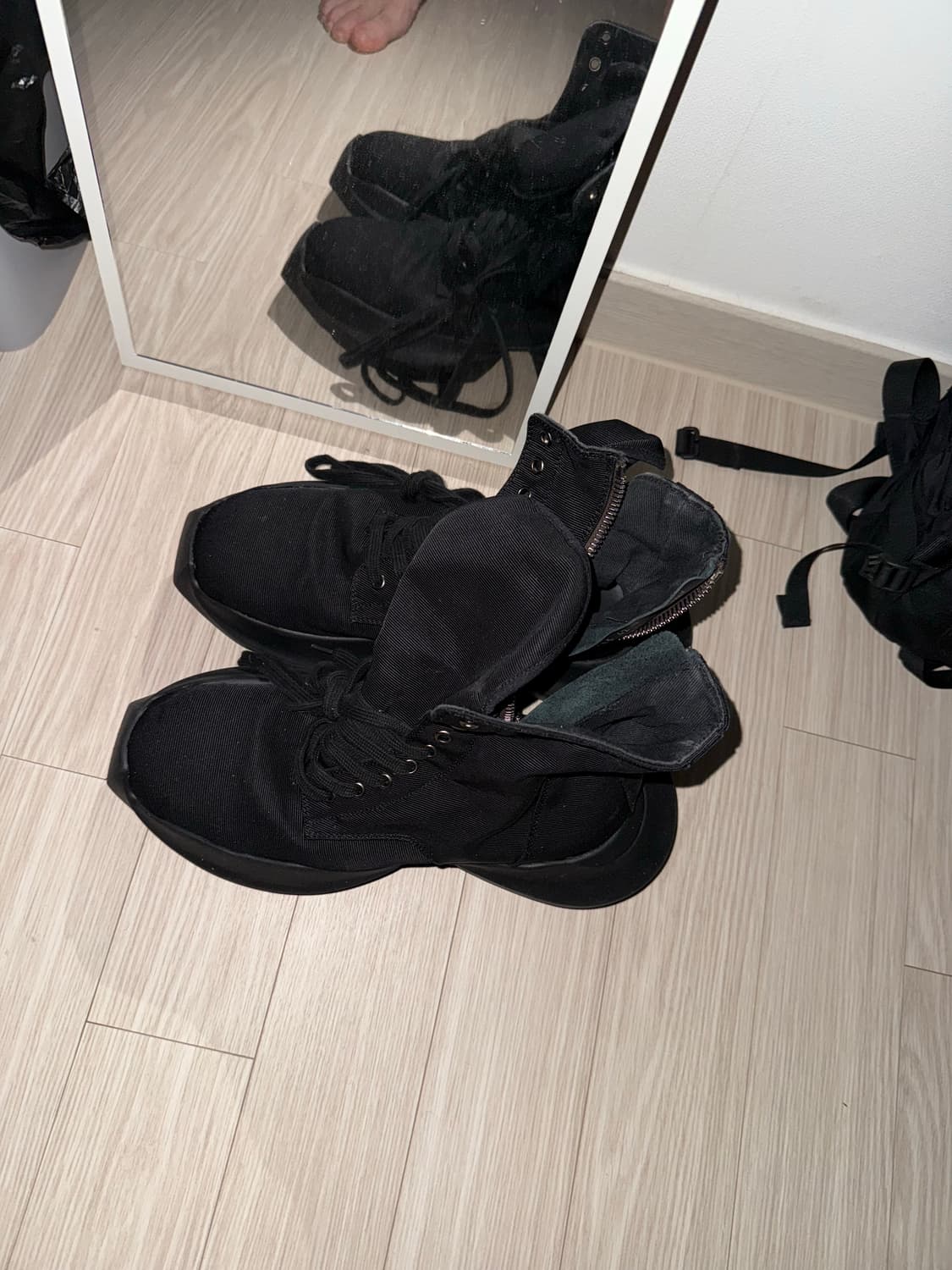 릭오웬스 다크쉐도우 익스펜더 솔 부츠 42 상품이미지3