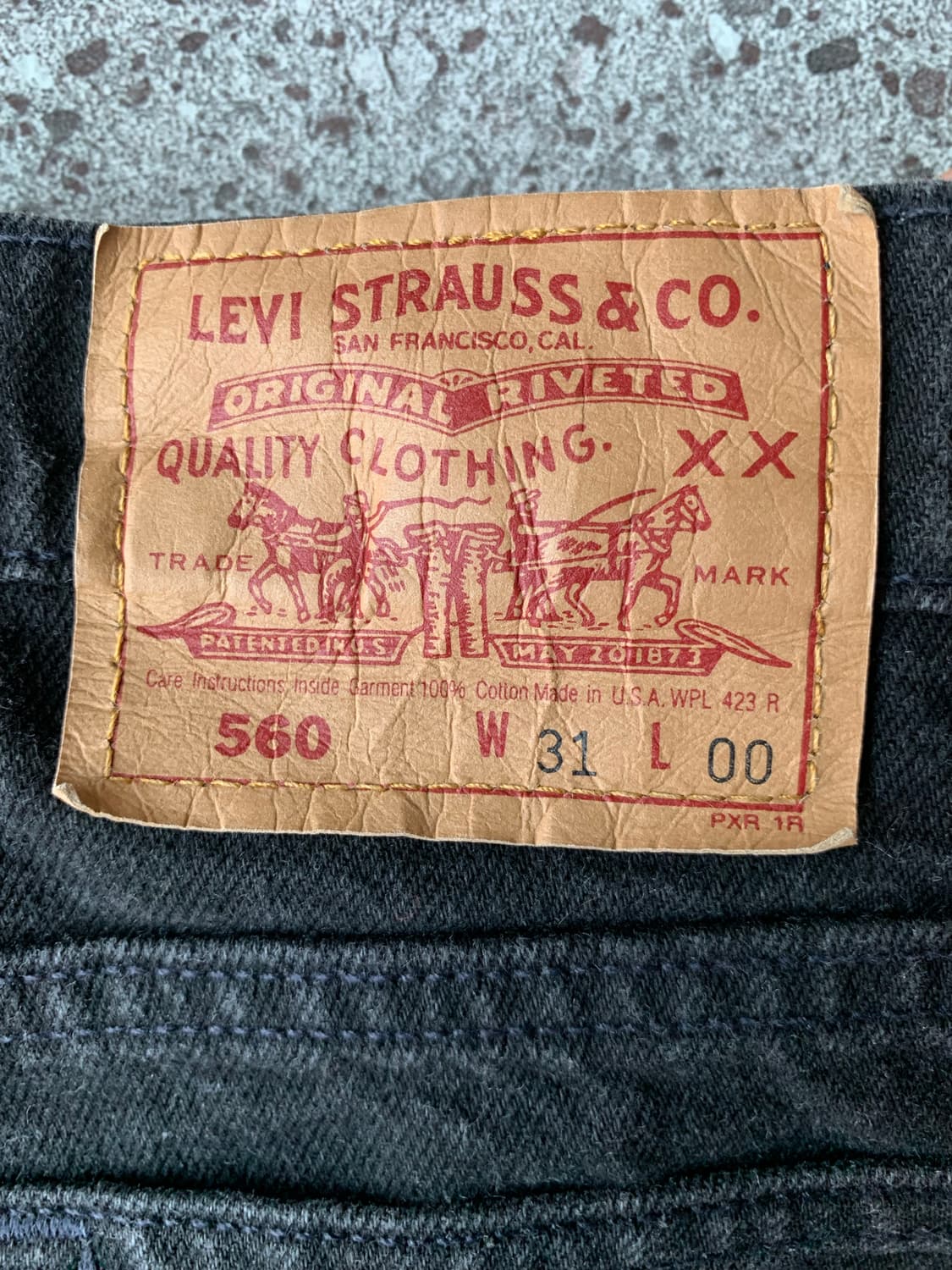 🇺🇸90s USA MADE 리바이스 560 블랙 상품이미지3