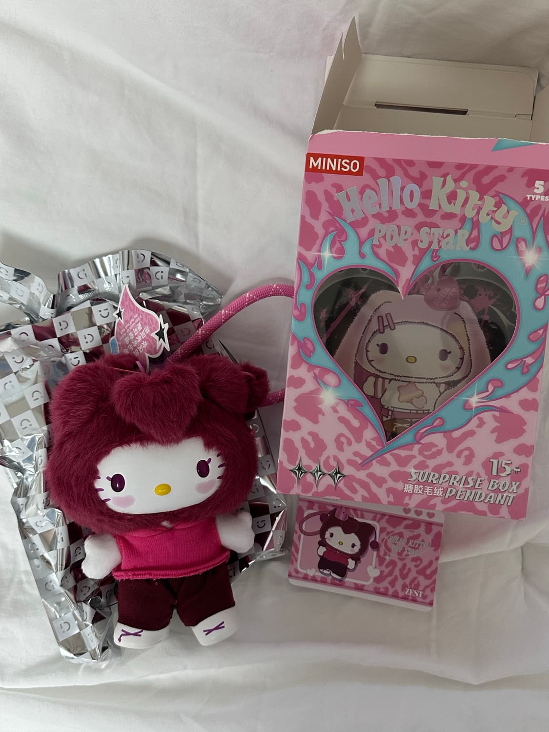 미니소 정품 헬로키티 키링 상품이미지1