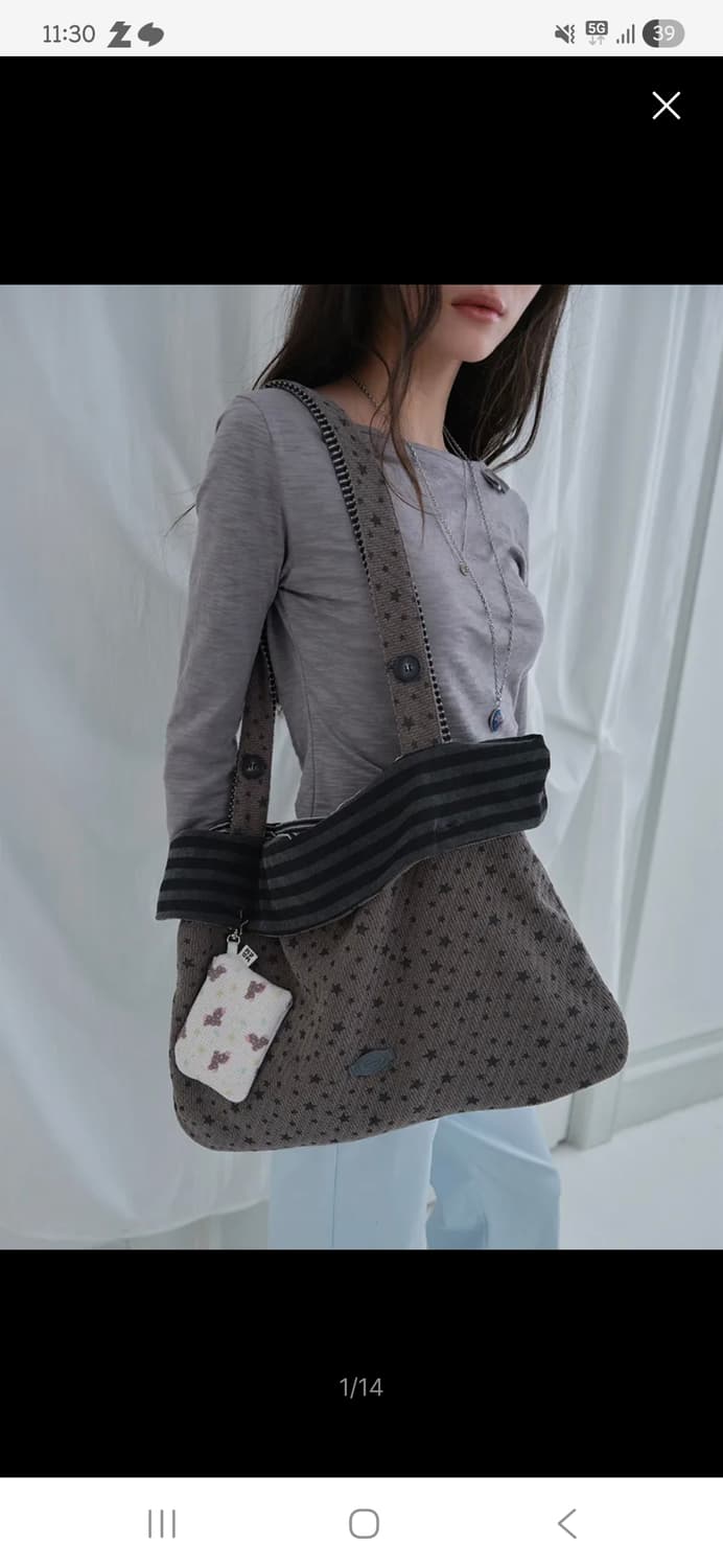 무음 muwm 숄더백 차콜 상품이미지1