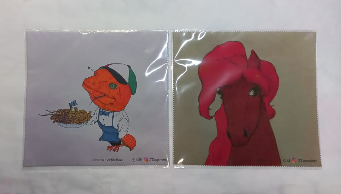 손그림 안경닦이😎🦎🐎 상품이미지3