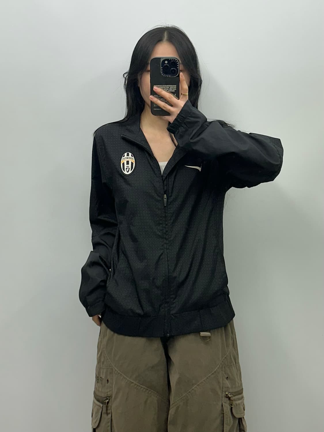 나이키 00s 유벤투스 블랙 바람막이 상품이미지1