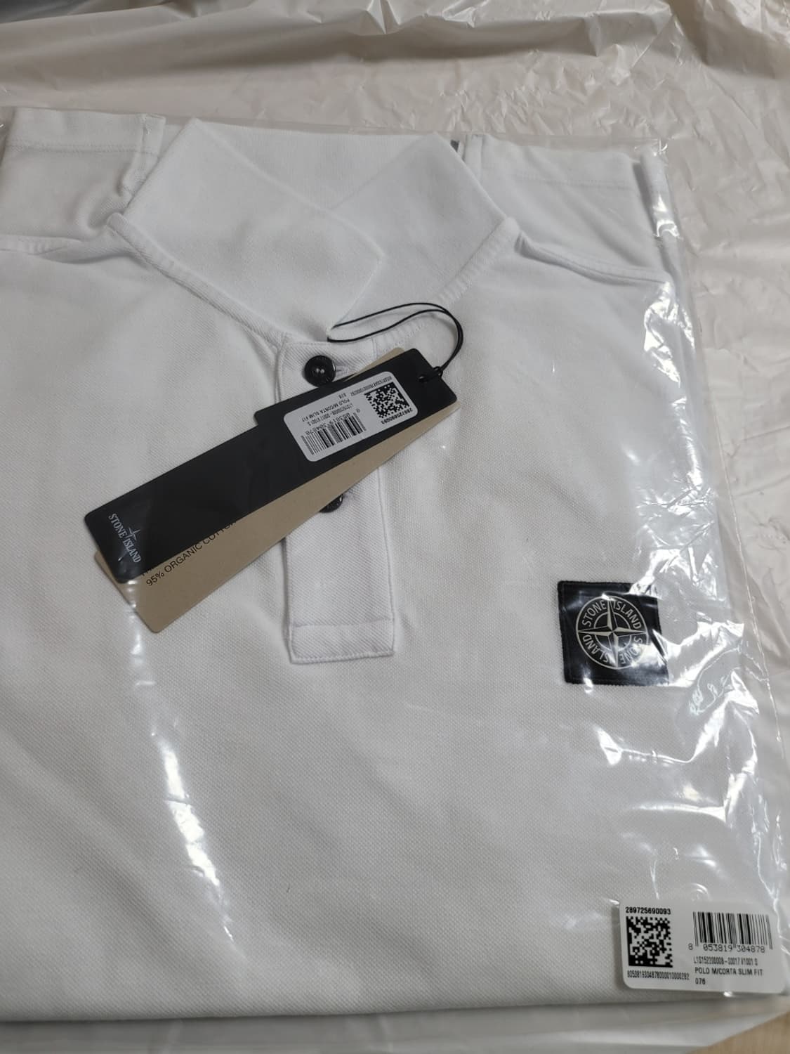 ✍️ [새상품/정품] 스톤아일랜드 오가닉 피케 슬림핏 폴로 티셔츠   상품이미지2