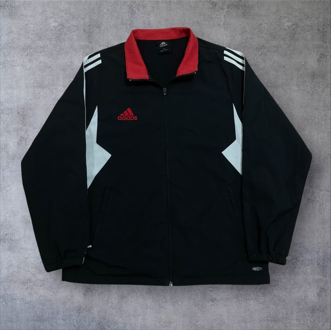 아디다스 스몰 로고 사이드 라인 블랙 우븐 자켓 상품이미지1