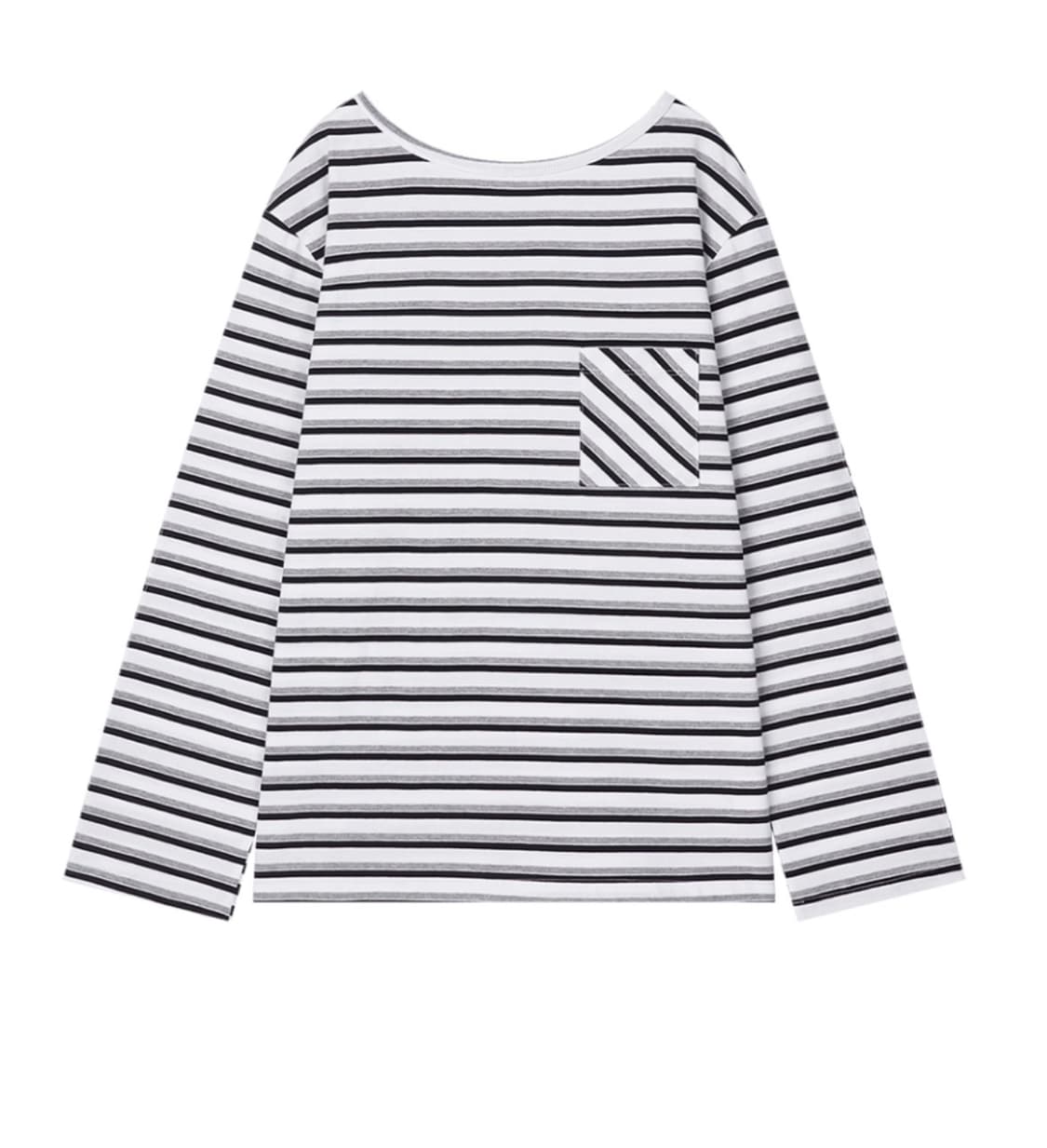 솜속 롱슬리브 HEIDI STRIPE LONG SLEEVE_WHITE 상품이미지3