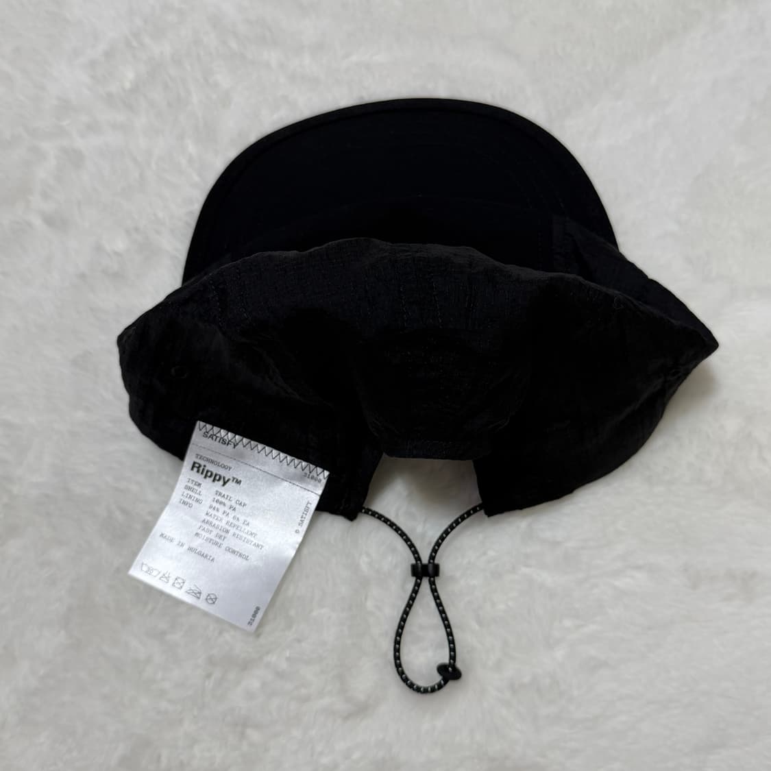 새티스파이 리포제스드 리피 트레일 캡 블랙 상품이미지3