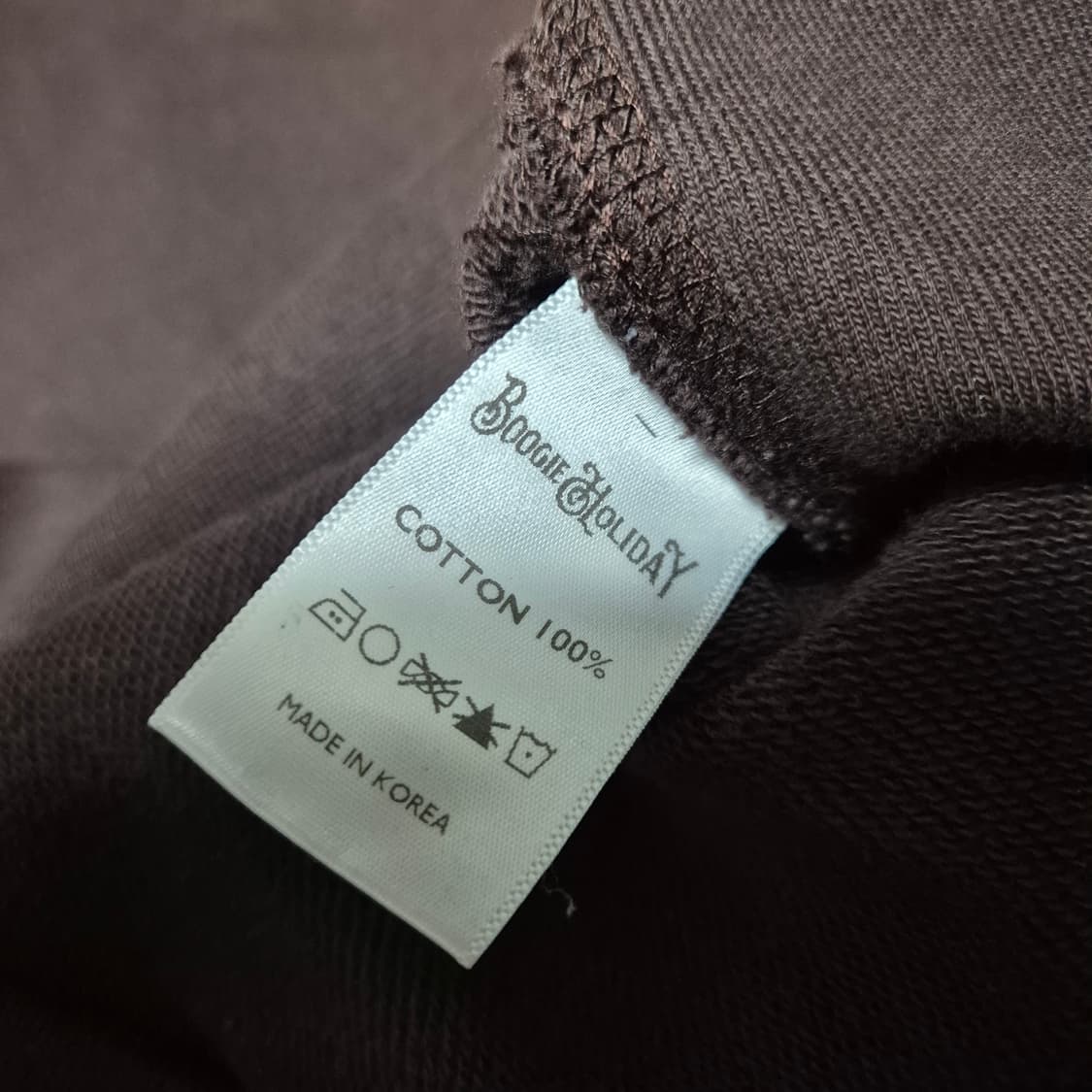 부기홀리데이 스웻 브라운 L 상품이미지5