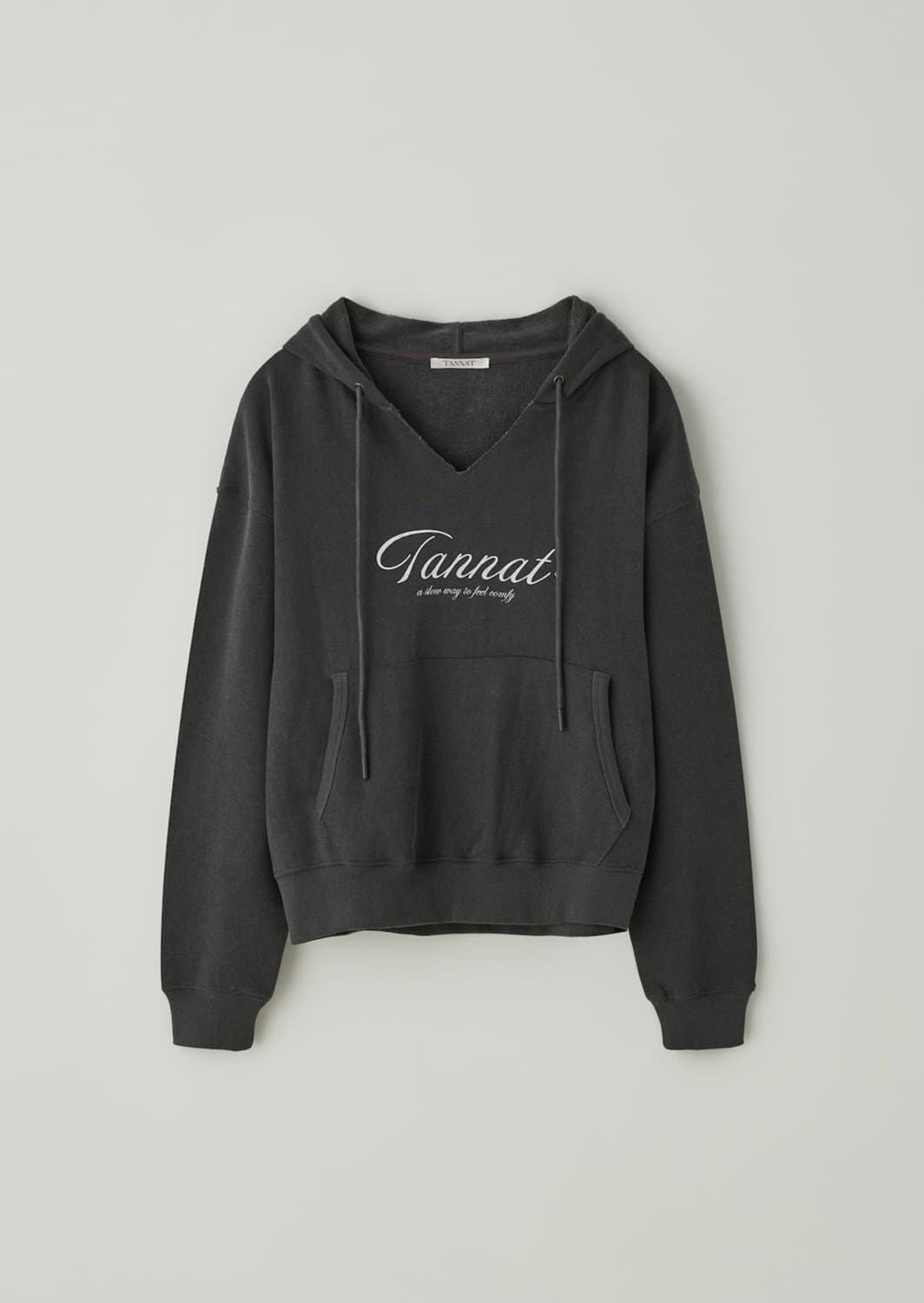 타낫 T/T Relaxed pullover hoodie /charcoal 상품이미지3