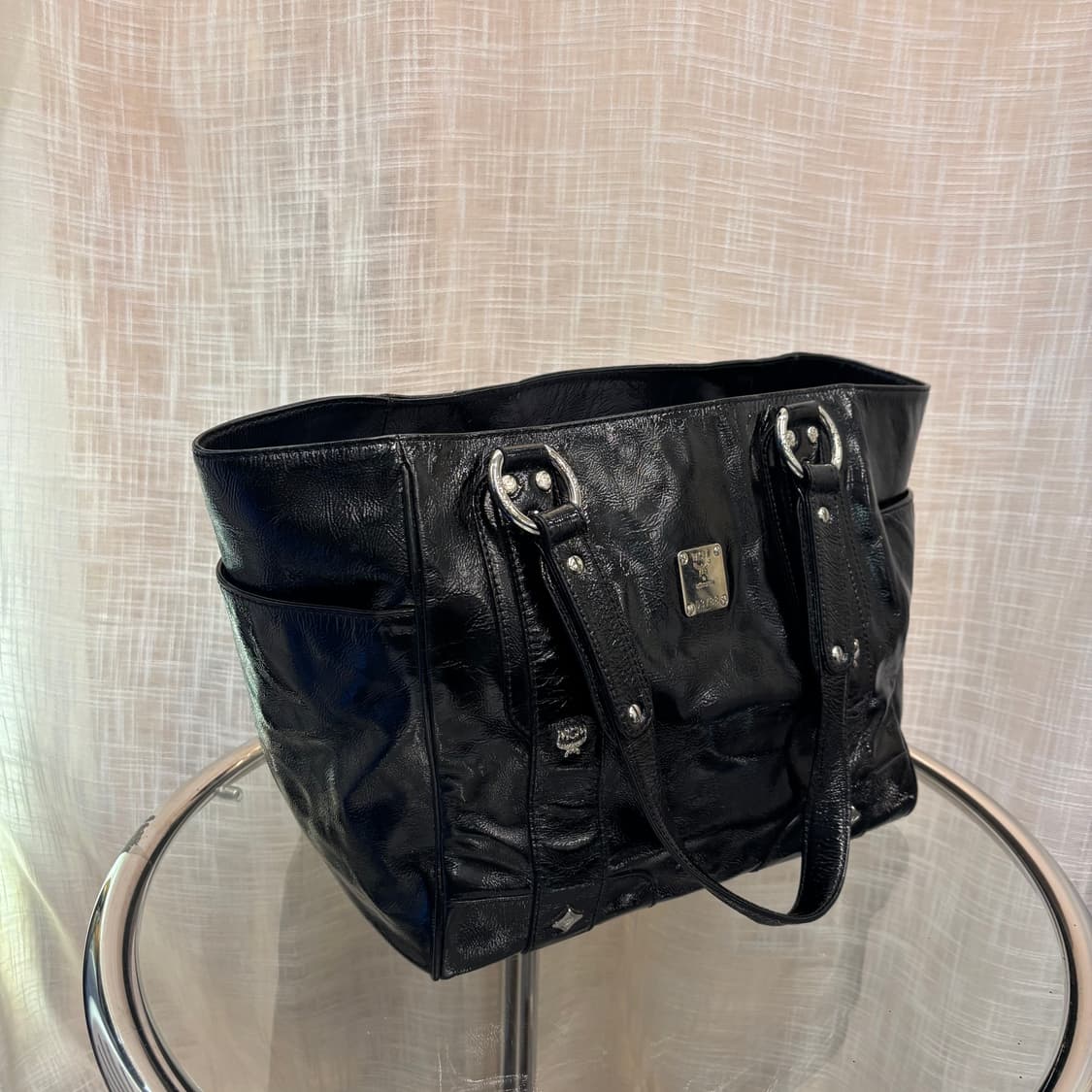 정품 MCM 에나멜 숄더백     상품이미지2