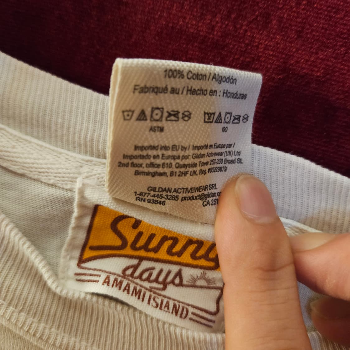 써니데이즈 빈티지 오버핏 센터로고 반팔 티셔츠 2XL size 상품이미지8