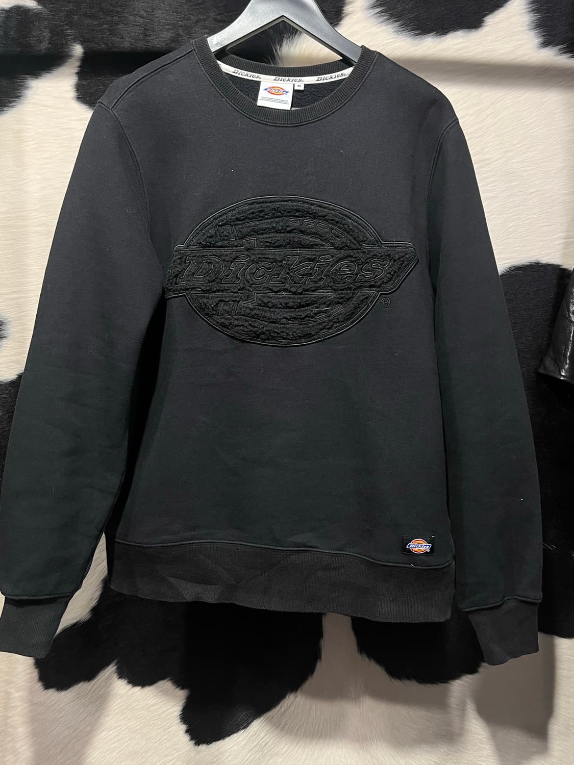 디키즈 오버핏 블랙 맨투맨 상품이미지2