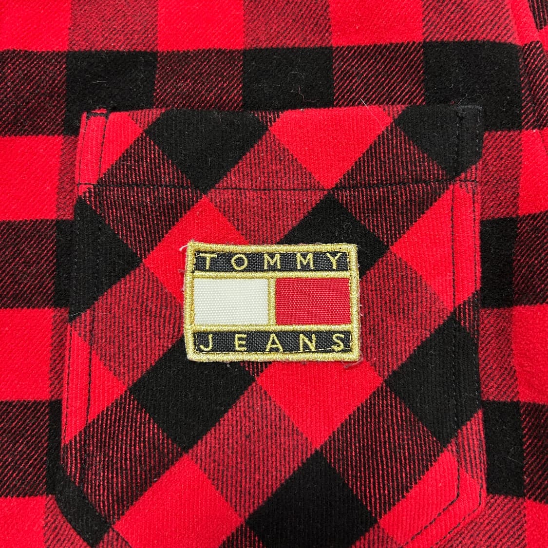 타미진스 빅플래그 릴렉스핏 체크셔츠(M) 상품이미지4