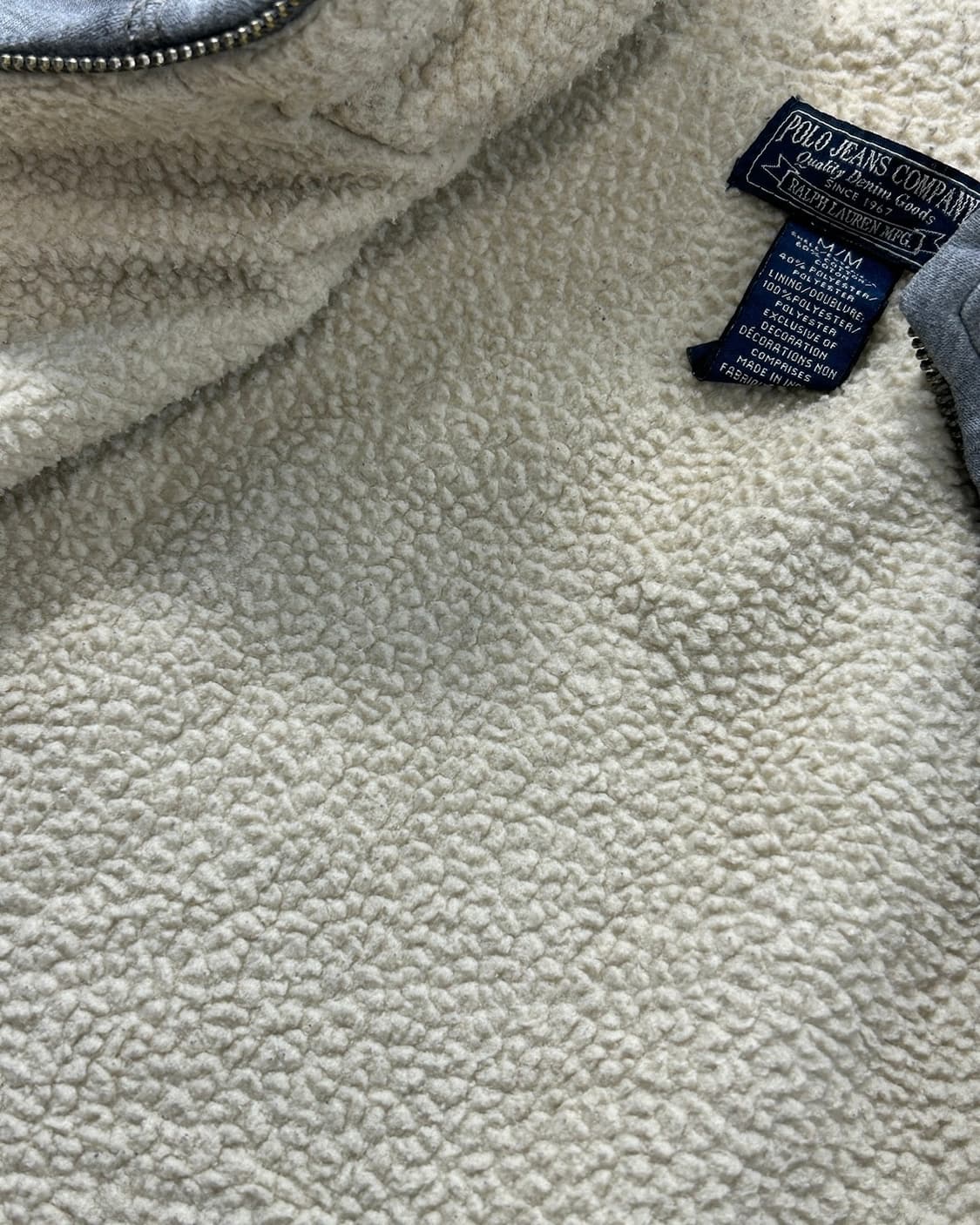 폴로 랄프로렌 진스 코튼 기모 집업  상품이미지6