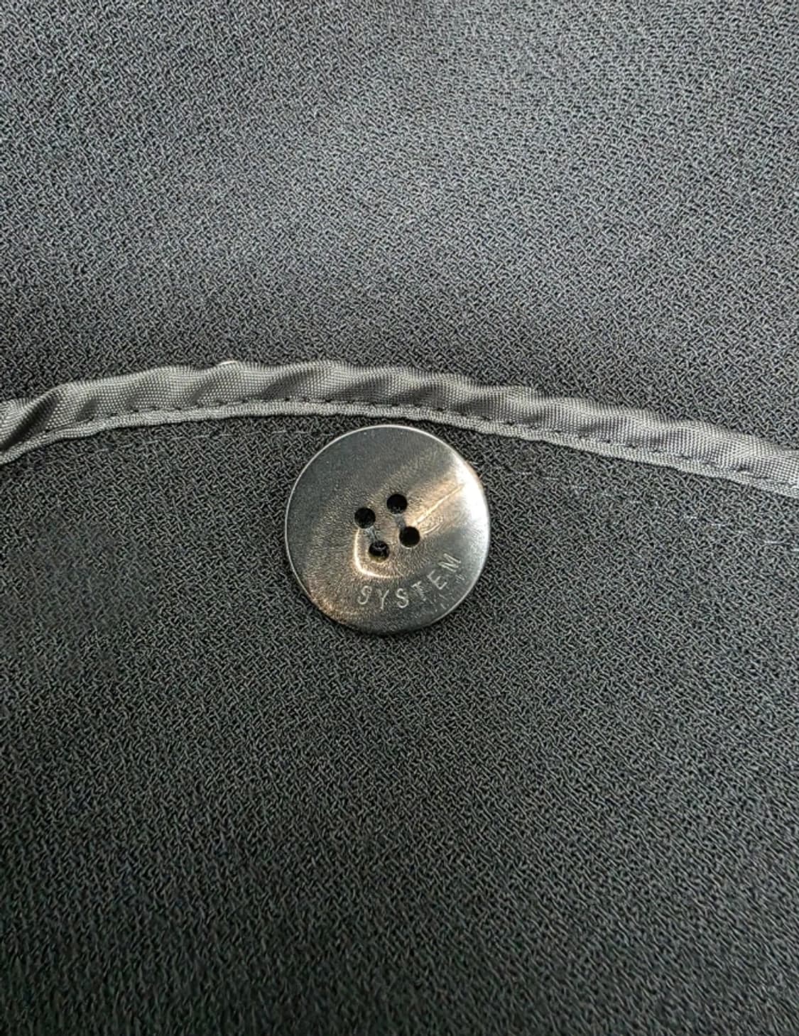 한섬 시스템 SYSTEM 오버핏 더블 버튼 블랙 코트 ~77 상품이미지7