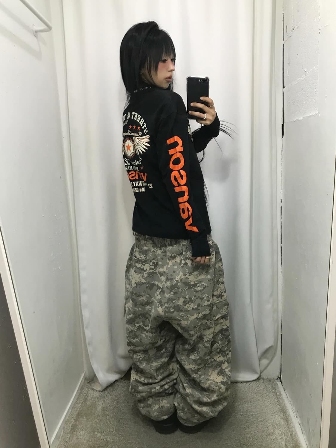 Vanson Logo printing L/S 상품이미지6