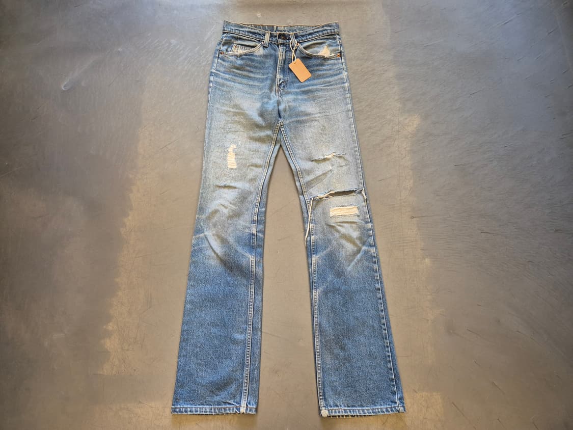 80s Levi's 517 오렌지탭 부츠컷 데님 팬츠 상품이미지1