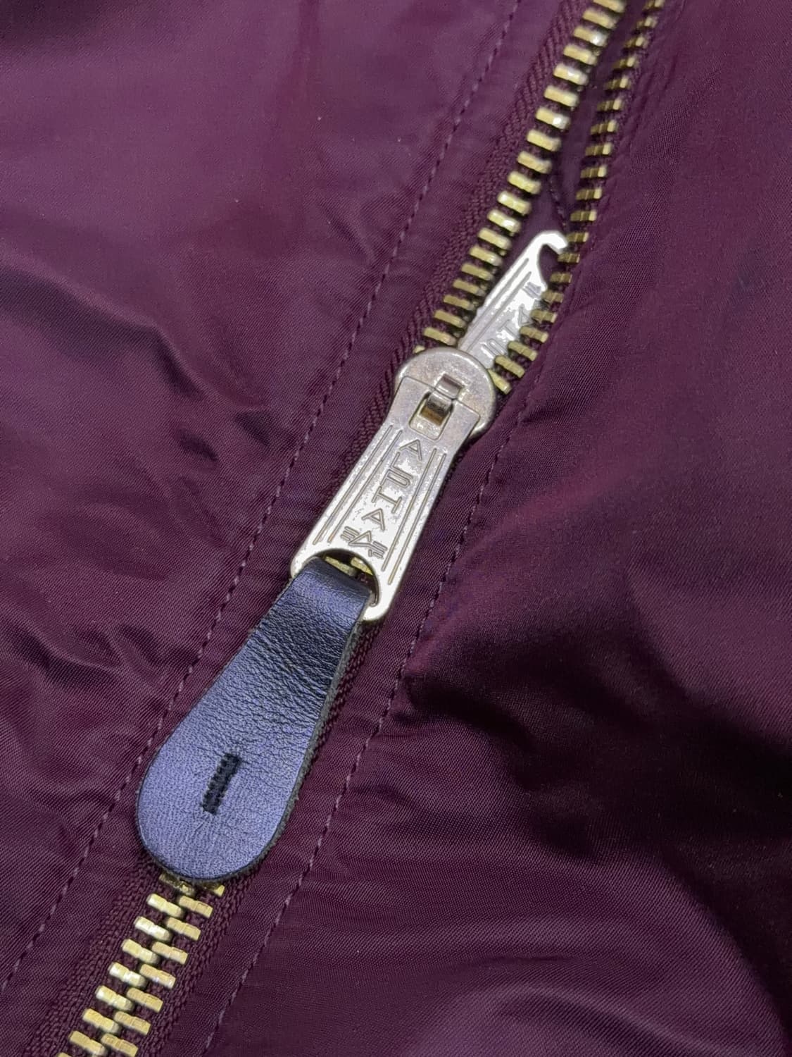 알파인더스트리 MA-1 마룬 항공점퍼 버건디 XL 상품이미지4