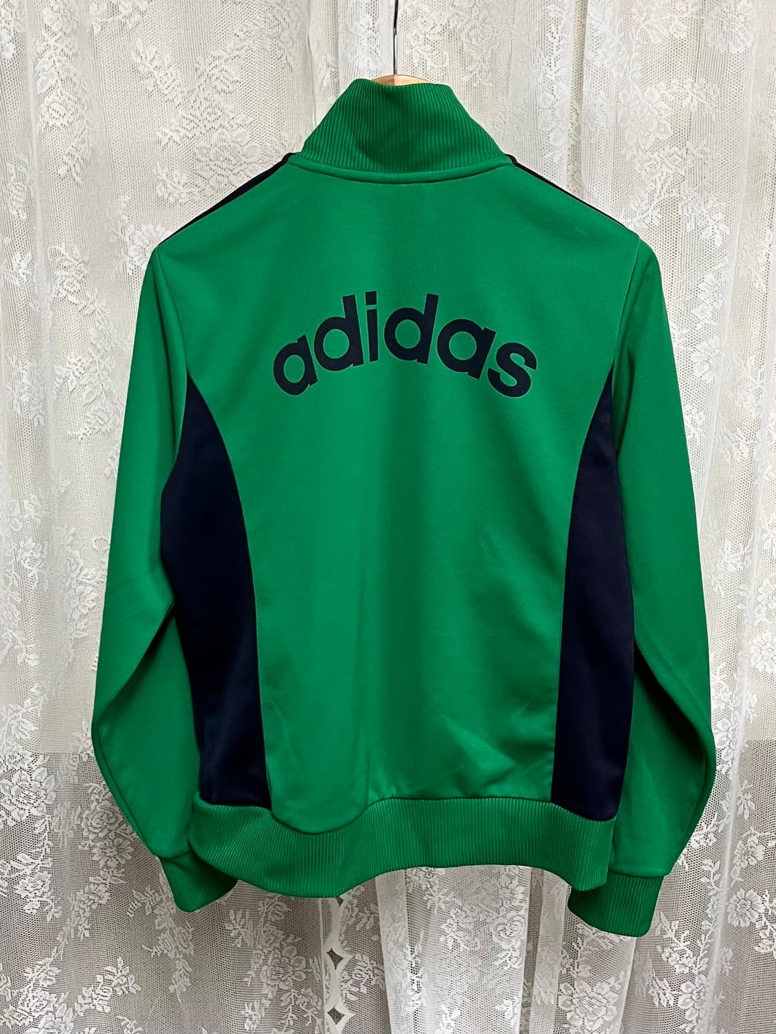 90) 아디다스 삼선 그린 져지 초록식 트랙 자켓 상품이미지3