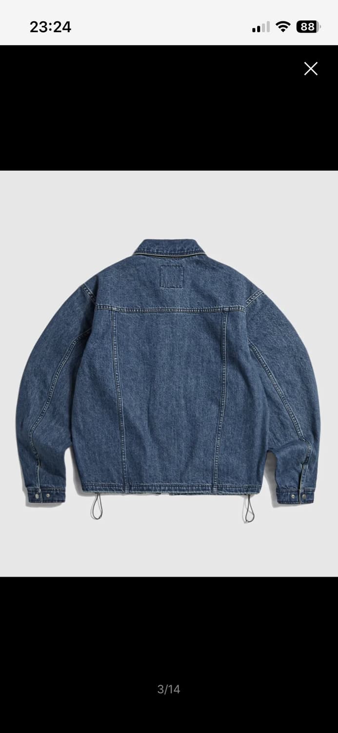 에스피오나지 데님 워크자켓 XL 상품이미지2