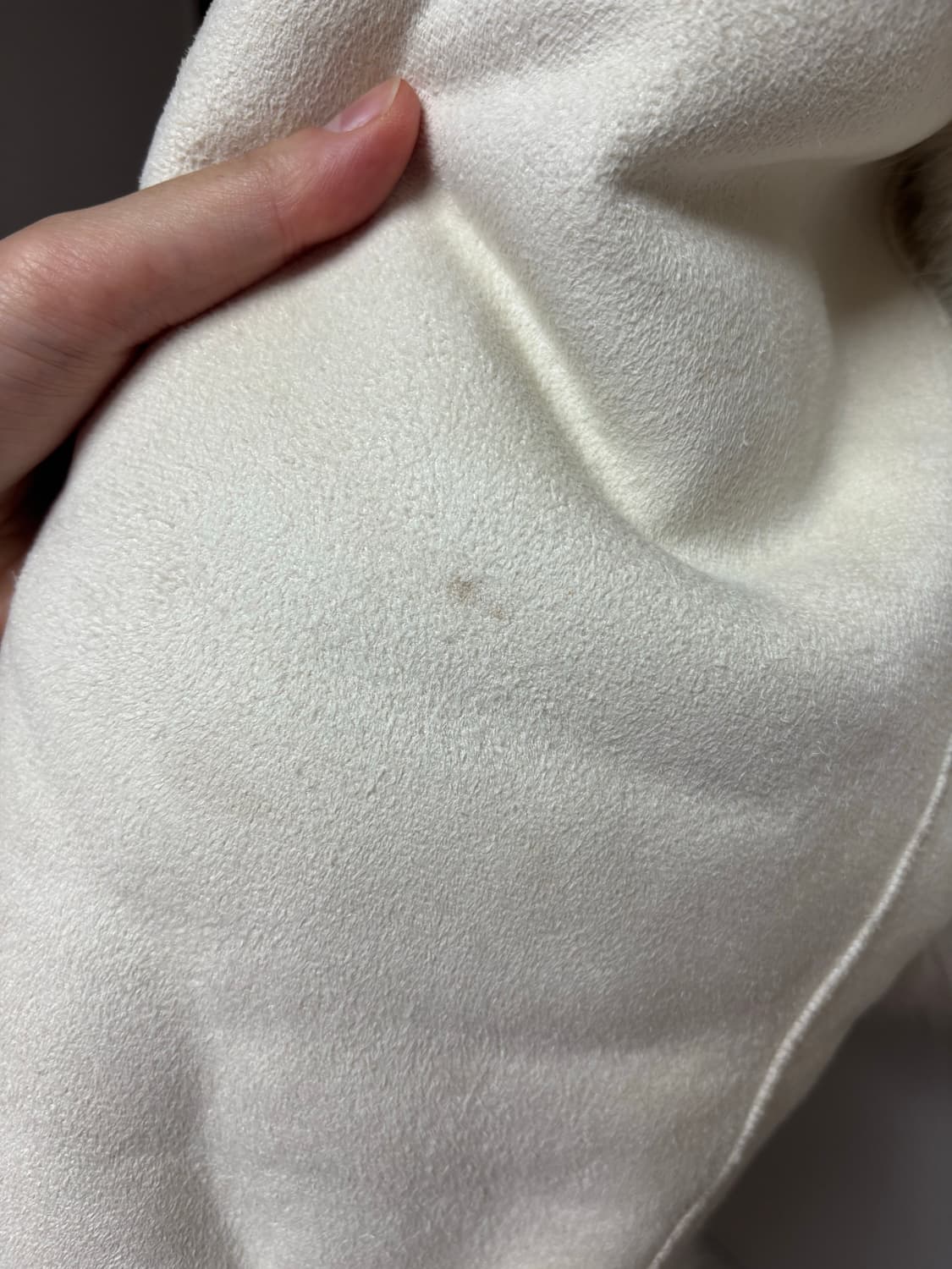 쓰리타임즈 버니퍼 무스탕 22fw 아이보리 상품이미지8