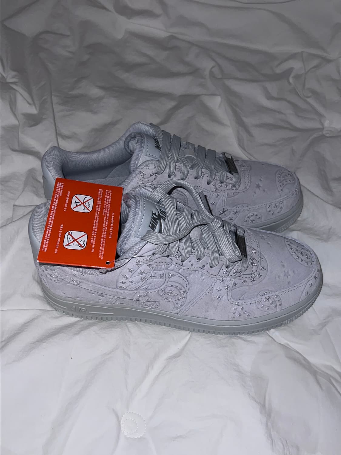나이키 에어포스 1 로우 그레이 포그 메탈릭 실버 240 상품이미지4