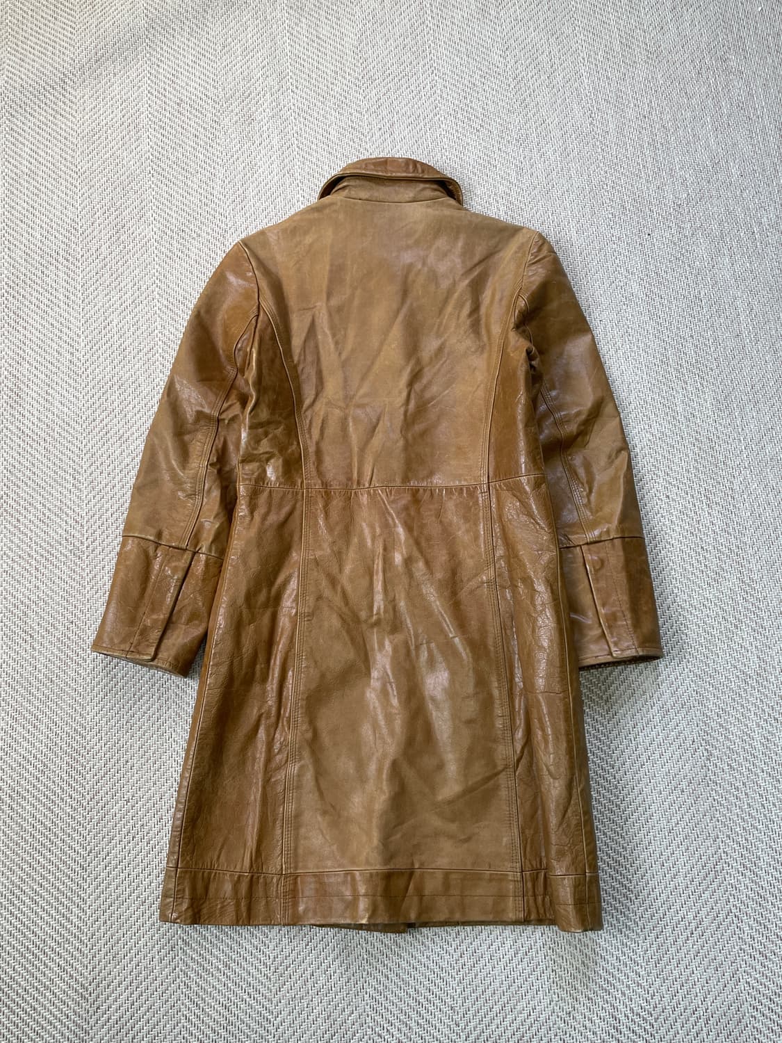 올드 갭 싱글 브레스티드 레더 코트 J03688 상품이미지7