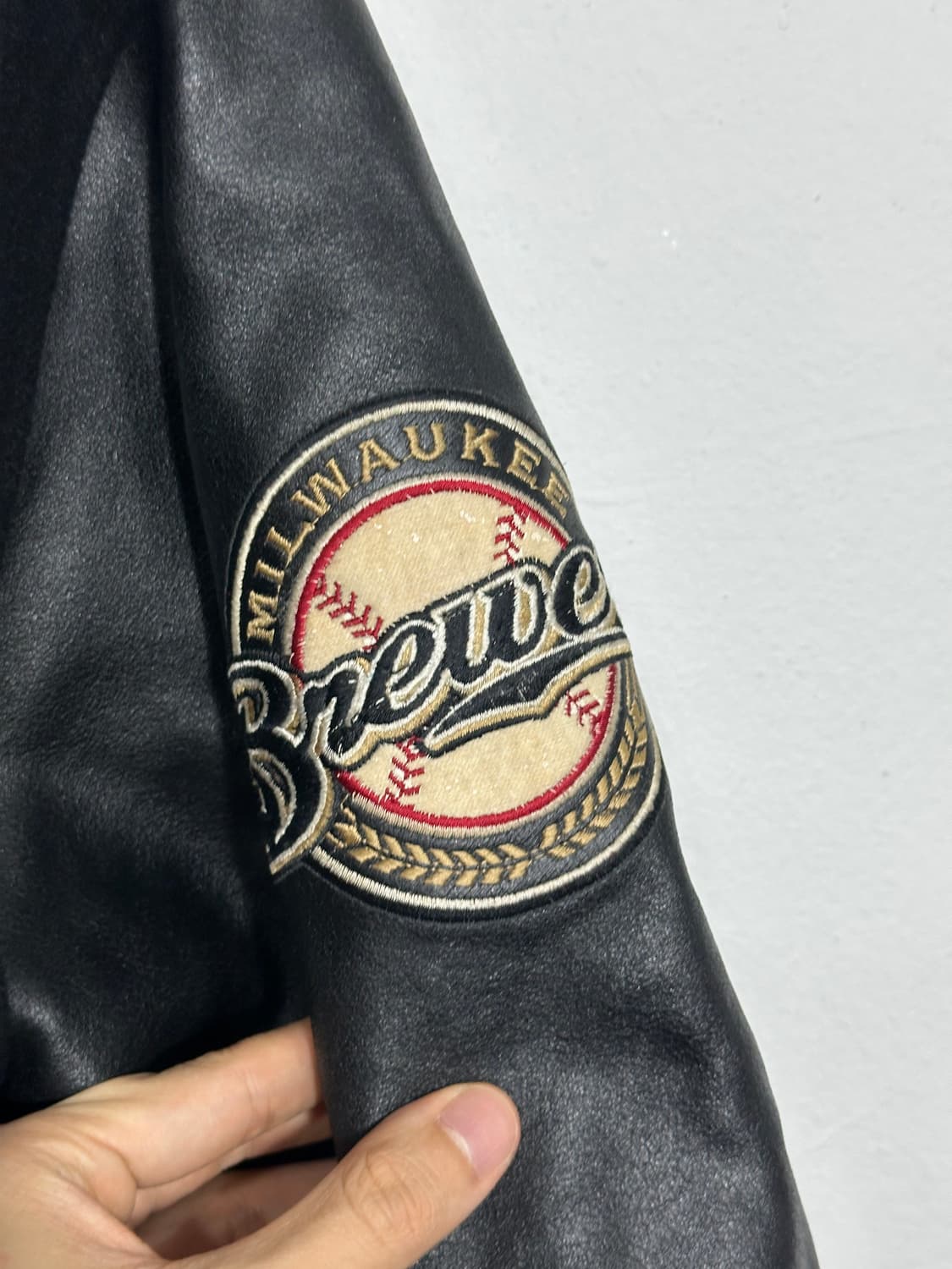 MLB 밀워키 브루어스 바시티자켓 M 상품이미지5