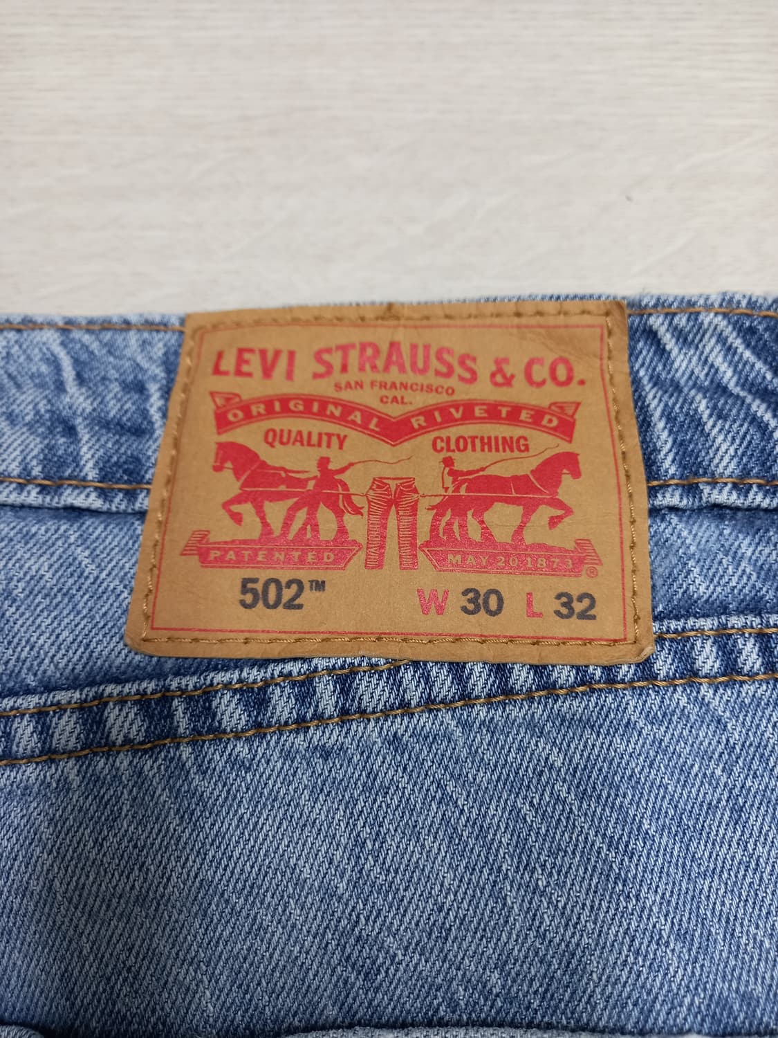 30 리바이스502 Egypt 리오셀24% 스판 슬림일자진 30-155 상품이미지5