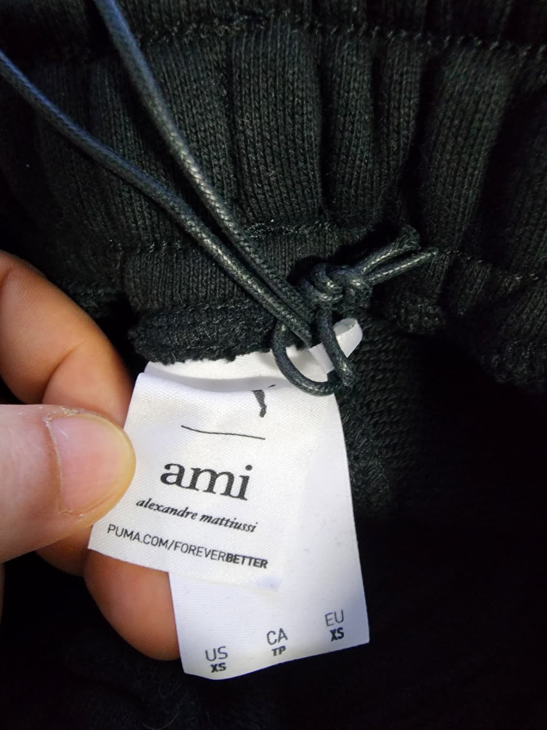 [XS] 푸마 X 아미 조거 스웨트팬츠 푸마 블랙 상품이미지5