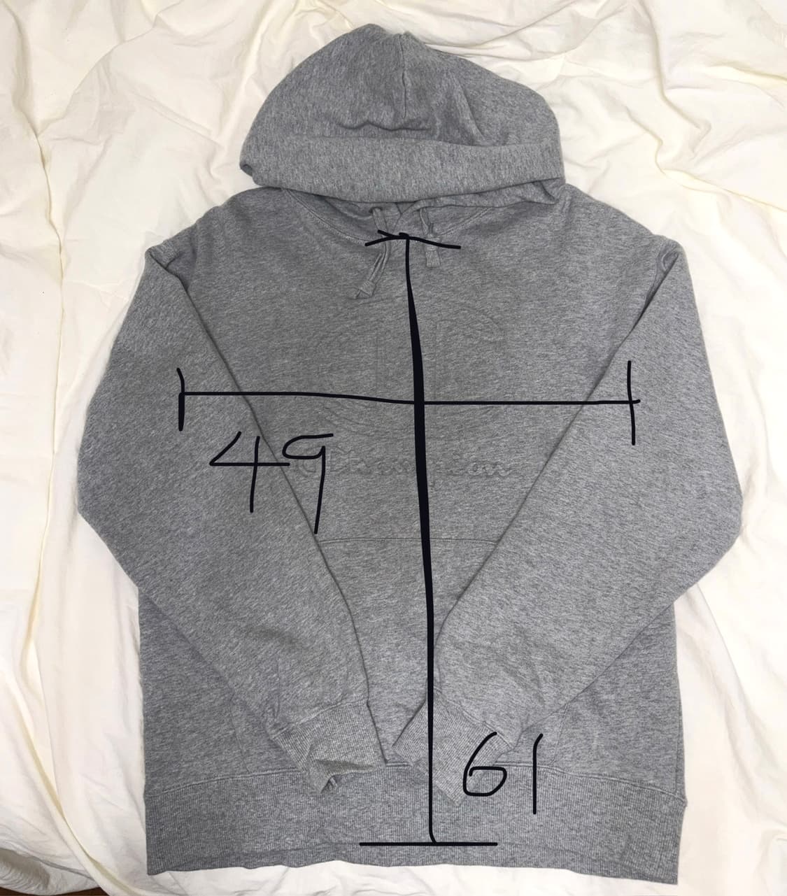 반택가능/챔피온 로고 후드티 상품이미지3