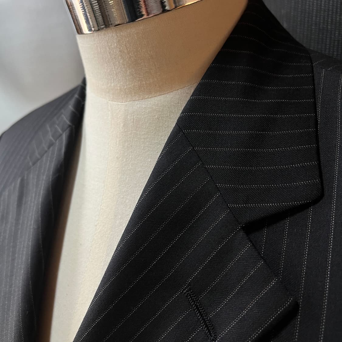 휴고 보스 울 실크 혼방 스트라이프 춘추 자켓 Made in Italy 상품이미지3