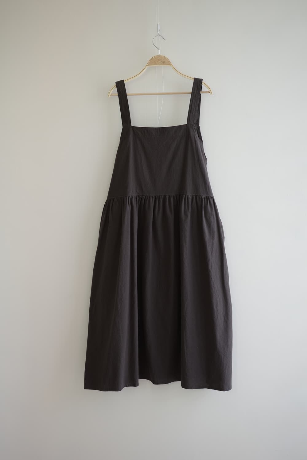 Lutique 차콜 멜방 코튼  롱 원피스 상품이미지7