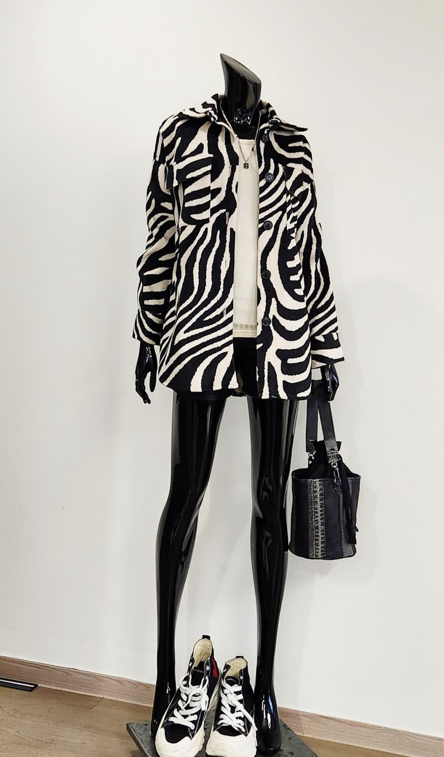 지브라 셔츠형 자켓  상품이미지3