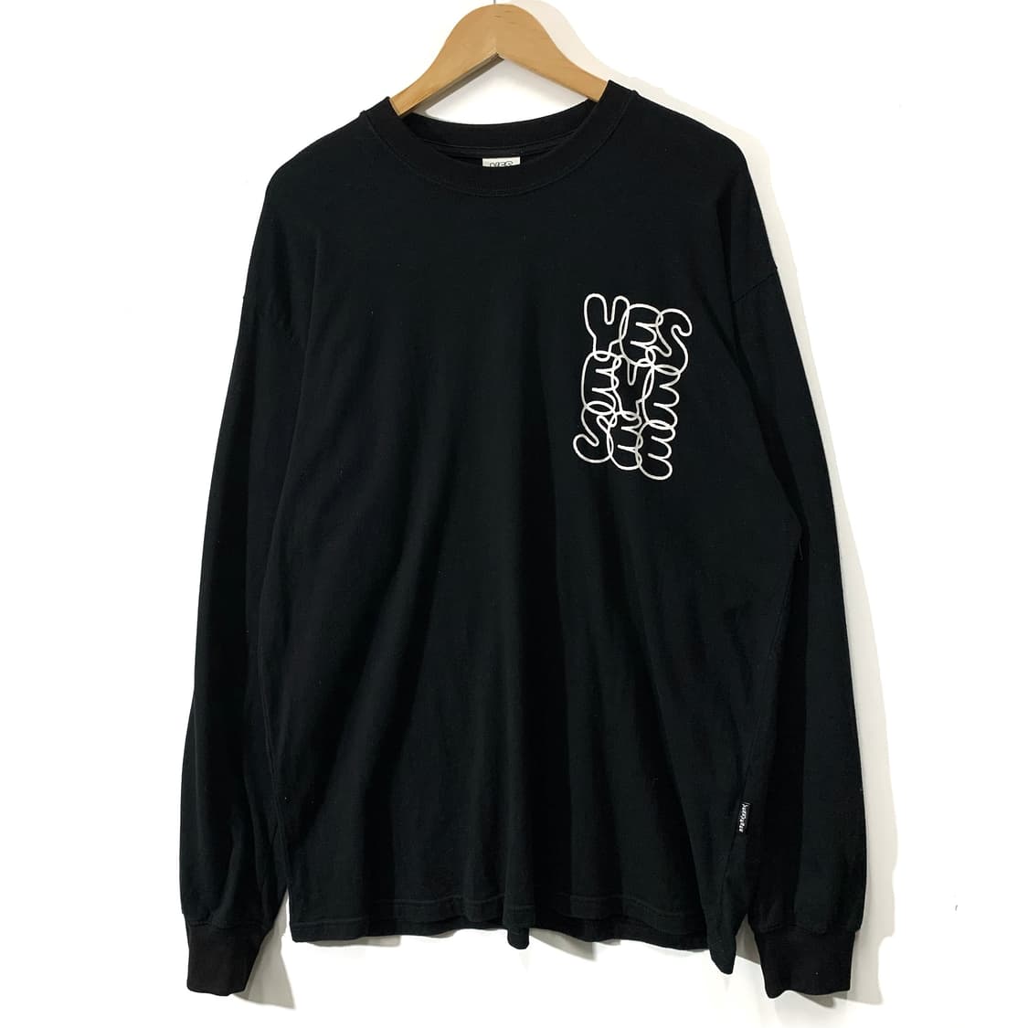 예스아이씨 롱슬리브 블랙 상품이미지2