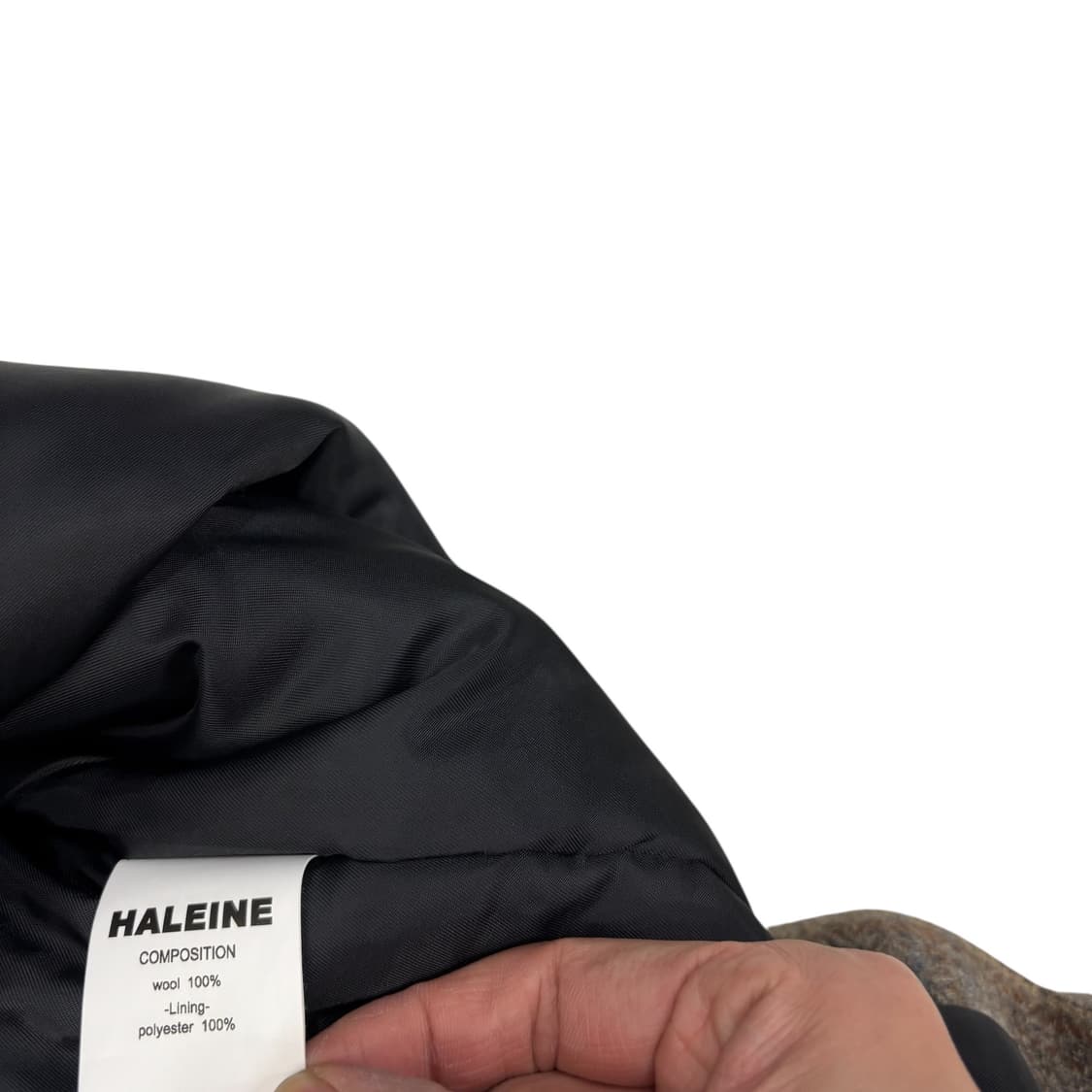 알렌느 디테처블 후드 패디드 체크 맥 코트 상품이미지4