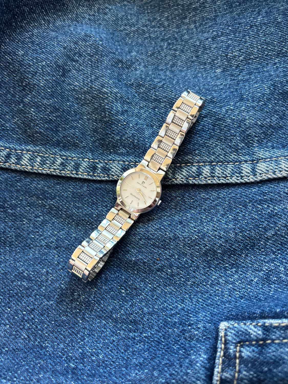 vintage pierre cardin slim metal watch 상품이미지1