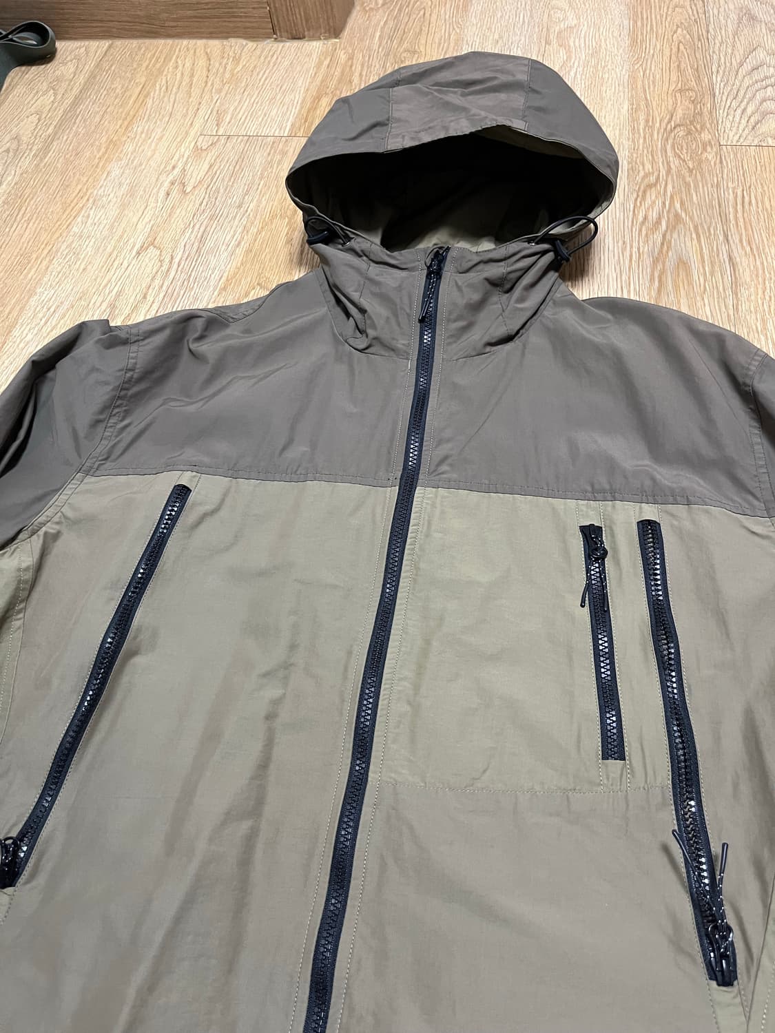 에스피오나지 마운틴 윈드 파카 올리브 멀티 상품이미지3