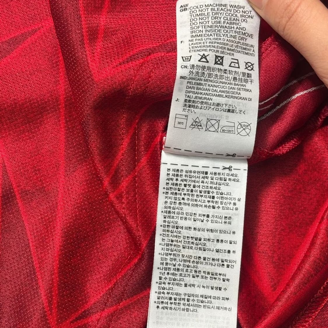 ADIDAS  아스날 20-21 시즌 유니폼 레드 M 상품이미지8