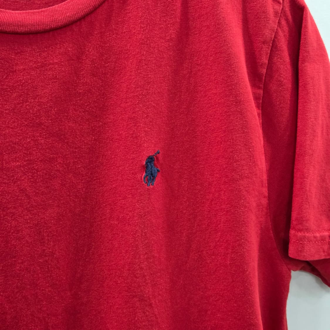 폴로랄프로렌 키즈 자수로고 반팔티 레드 M/10/12 상품이미지2