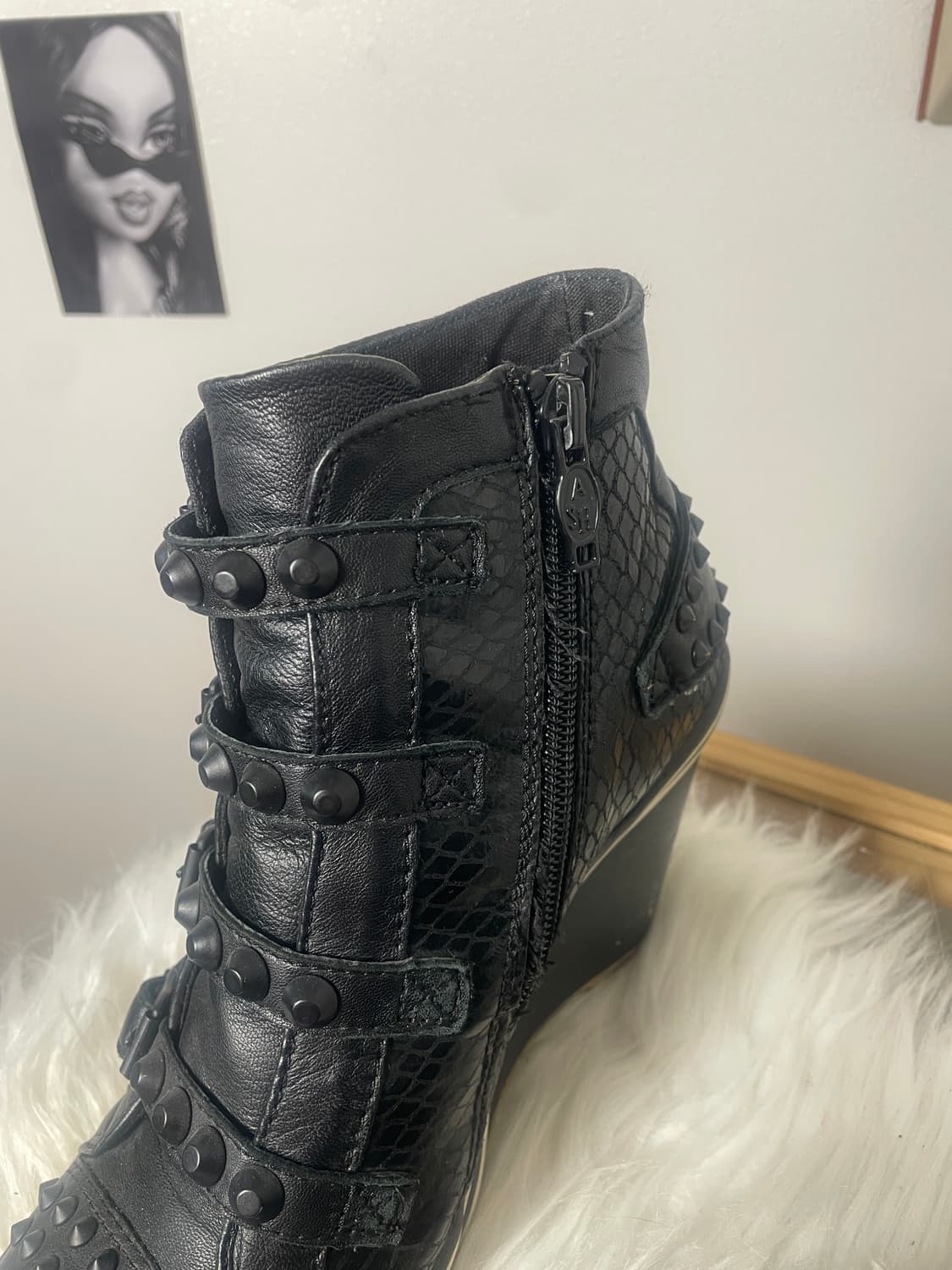 Ash 아쉬 스터드 웨지힐 스니커즈 상품이미지3