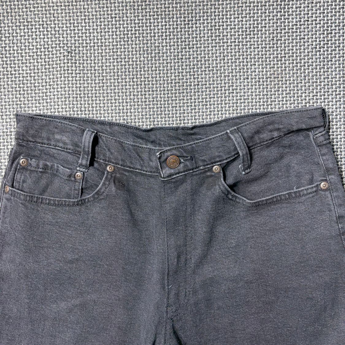 랭글러 블랙 데님 반바지 (31) 상품이미지2