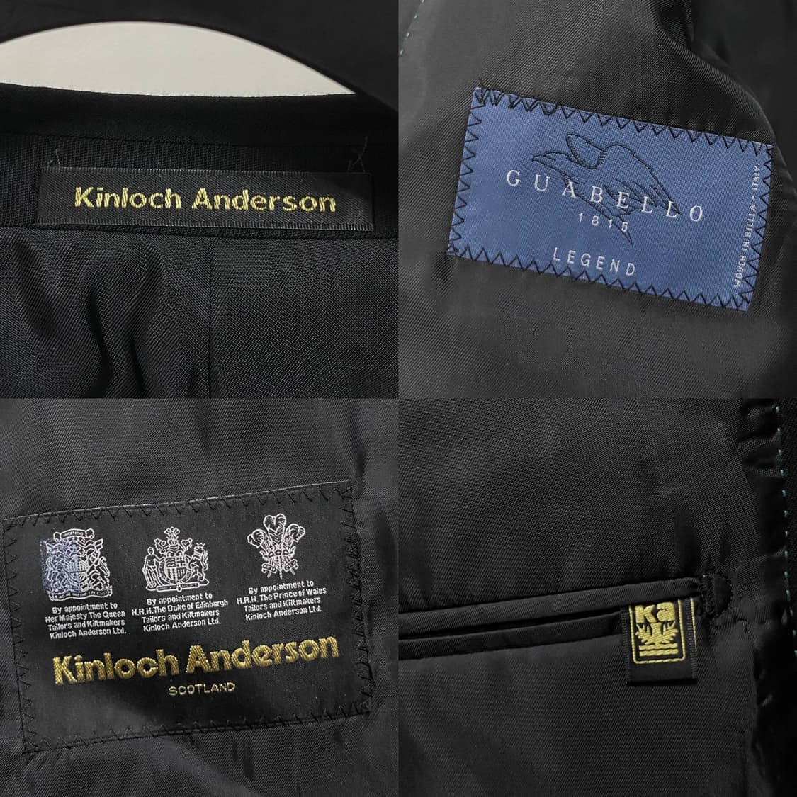 킨록 앤더슨 구아벨로 퓨어 울 블레이저 블랙 상품이미지8