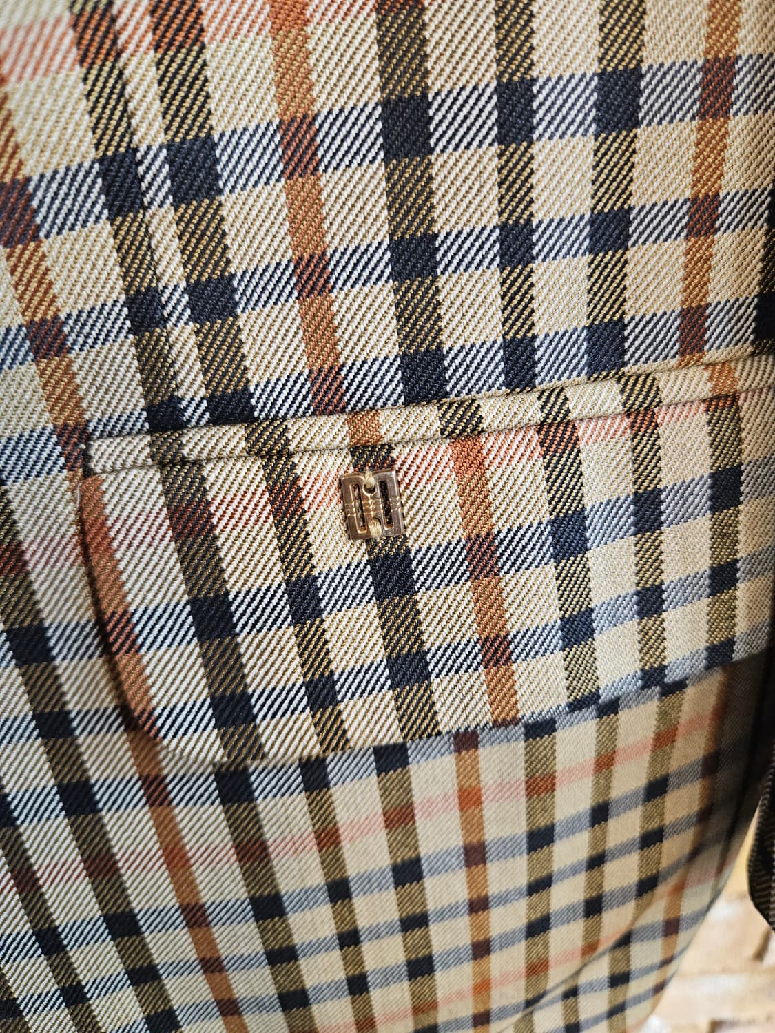 DAKS 닥스 체크 블레이저 100 상품이미지3