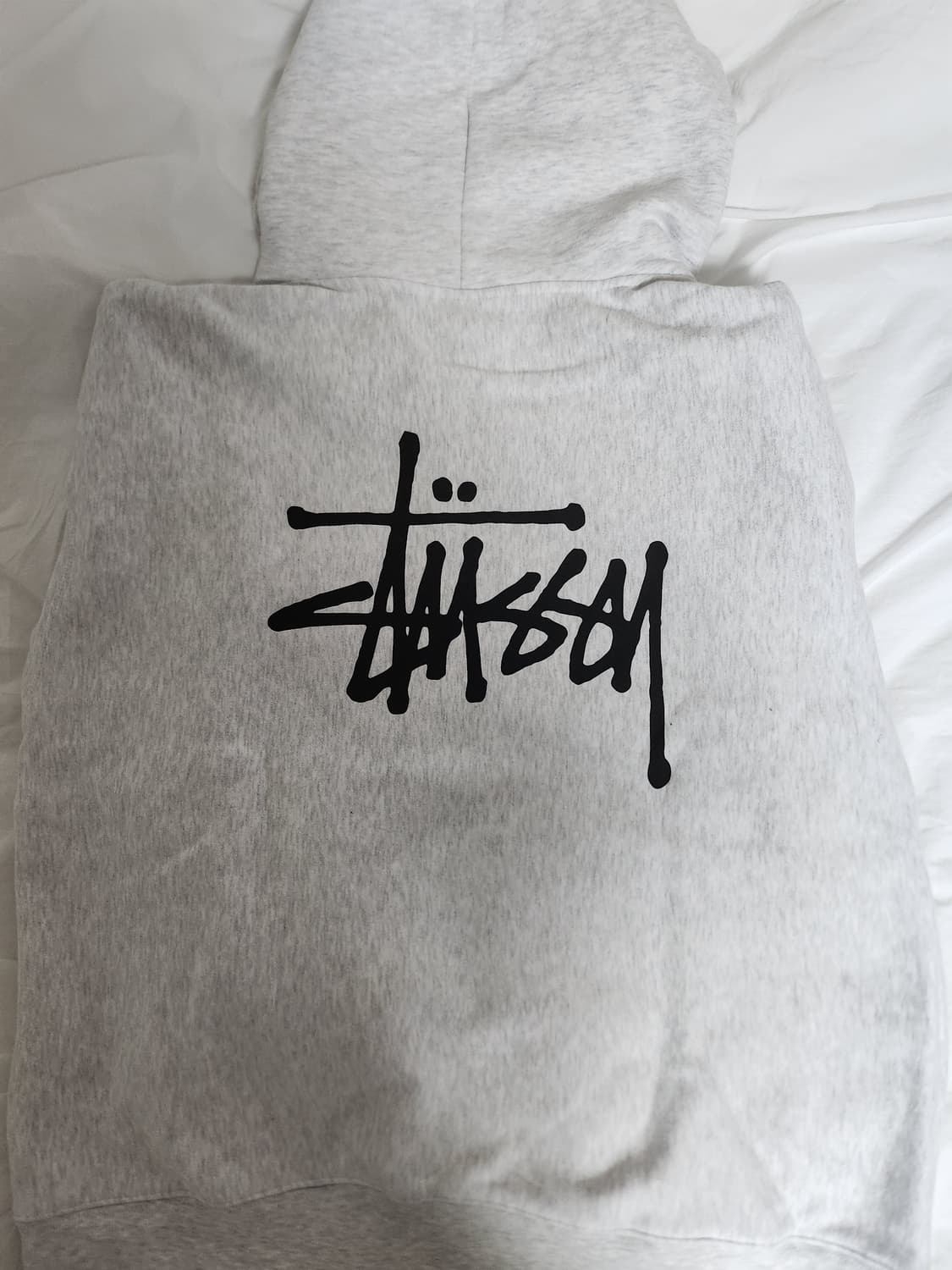 스투시 기모 애쉬 그레이 집업 상품이미지2